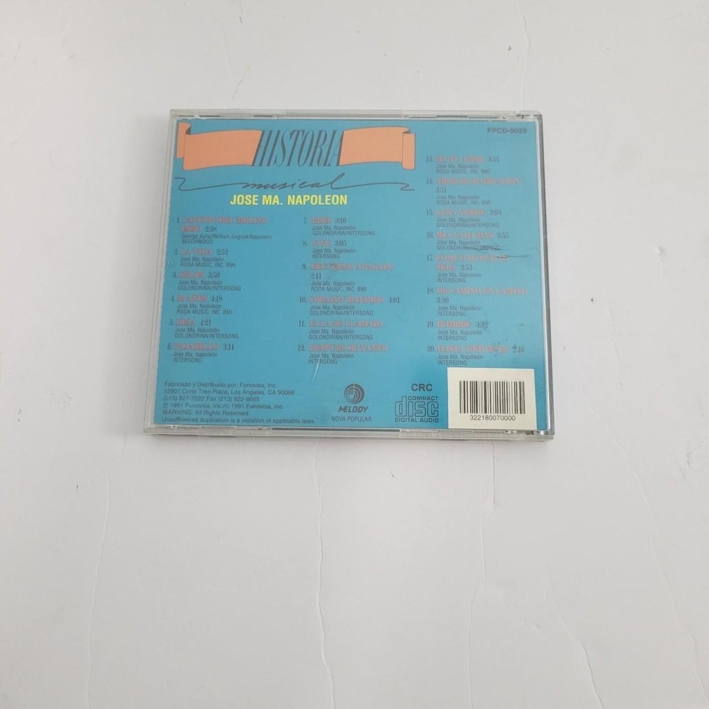 Jose Ma. Napoleon - Historia Musical de Jose Ma. Napoleon CD - Picture 2 of 4